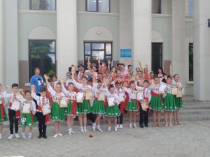 Examen la coreografie la Școala de Arte Căușeni