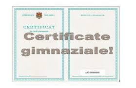 Certificate gimnaziale